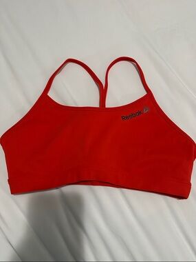 Reebok Red Racerback Sports Bra